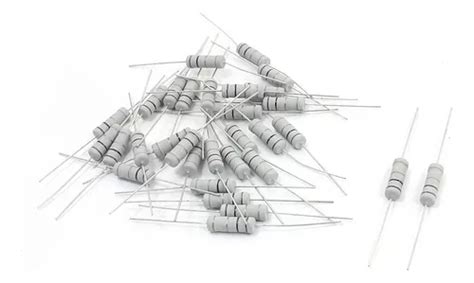 31 Resistencias 1 Ohm Resistor Película Óxido Carbono 3w 5 Meses sin