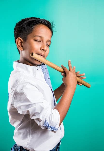 Kid Playing Flute