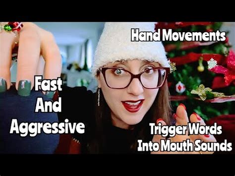 Asmr Intense Trigger Words With Hand Movements Fast And Aggressive