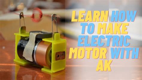 How To Make Electric Motor Youtube