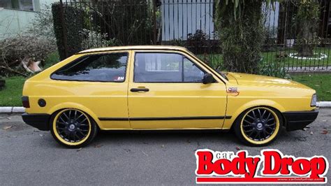 Gol Quadrado Turbo Amarelo Car Body Drop Desde 2011 No Ar