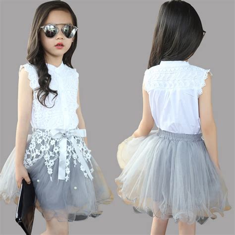 Girls Summer Sets Kids Clothes Sets for Girls Lace Clothing Sets ...