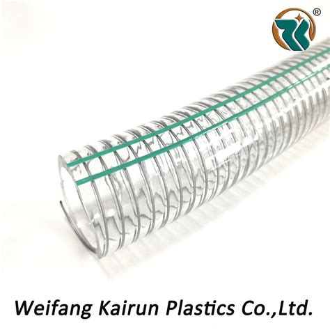 Pvc Flexible Spiral Steel Wire Reinforced Water Pipe Air