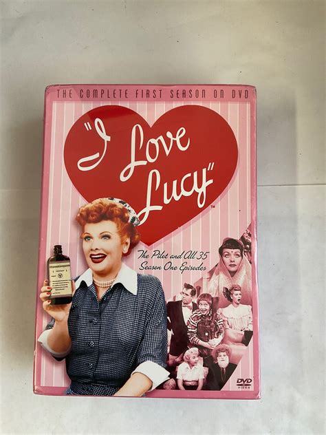 I Love Lucy The Complete First Season Dvd 2005 7 Disc Set Lucille