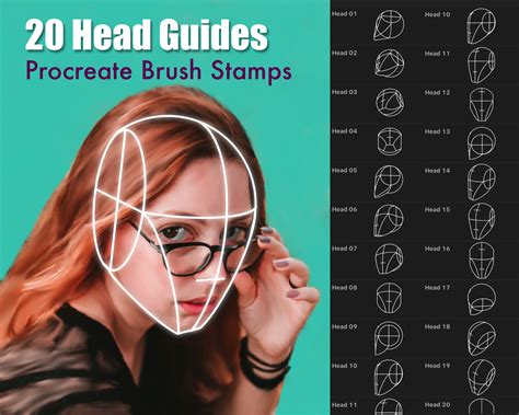 Procreate Portrait Guide Stamps Artofit