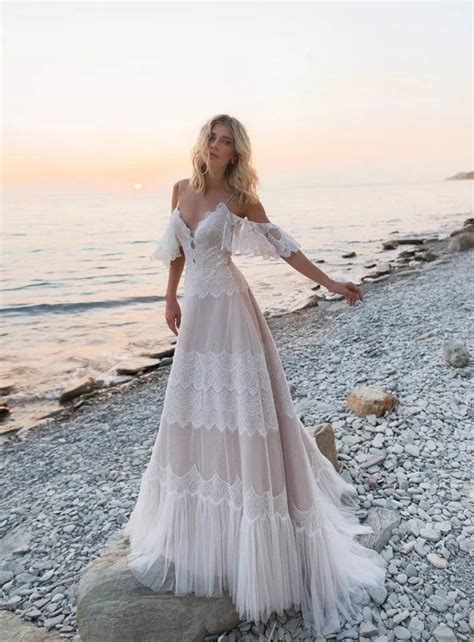 Hippie Beach Wedding Dress