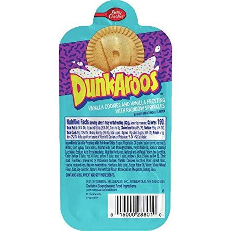 Dunkaroos Vanilla Cookies With Vanilla Frosting 6 Ct 9 Oz Pack