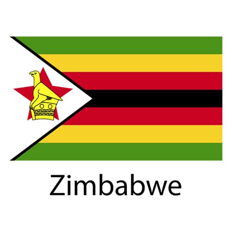 Zimbabwe National Flag PNG SVG Design For T Shirts