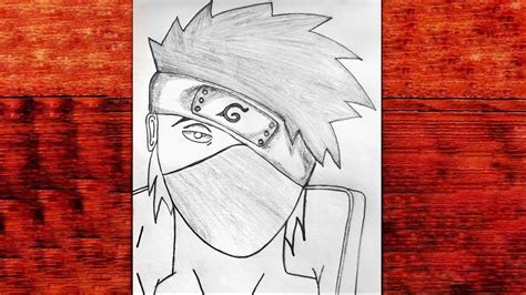 How To Draw Kakashi Hatake Easy Kakashi Draw Realistic Anime Draw