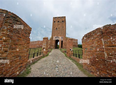 Ruins Of The Czersk Castle Stock Photo Alamy