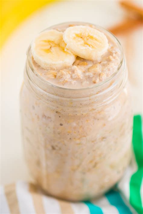 Creamy Banana Overnight Oats Recipe Pumpkin N Spice