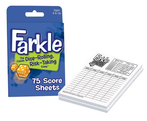 Official Printable Farkle Score Sheet