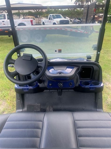 E Z Go Rxv Elite Patriot Blue Sunshine Golf Car