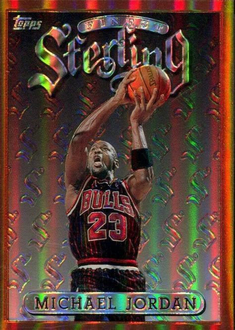 Michael Jordan 1996 Topps Finest 50 Bronze Refractor No Coating