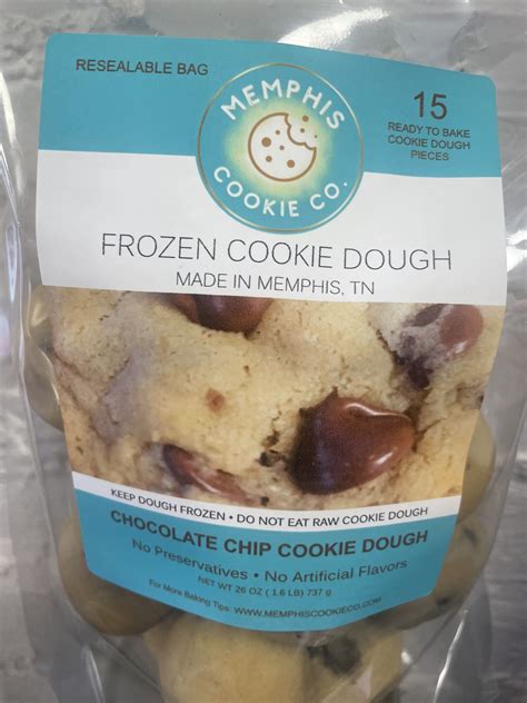 Frozen Cookie Dough (28 oz) – Memphis Cookie Company