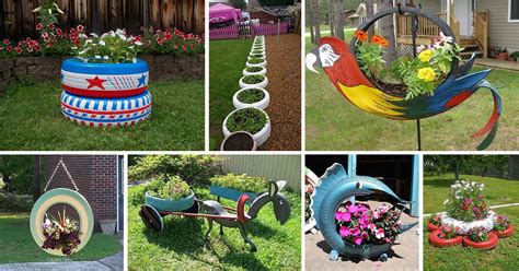 20 DIY Tire Planters That Will Catch Your Attention The ART In LIFE