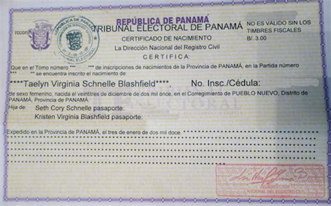 ᐈCómo obtener el certificado de nacimiento en Panamá 2025