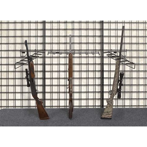 4 10 22 Rifle U Shape Rifle Display Grid Wall SKU 6694 RACK