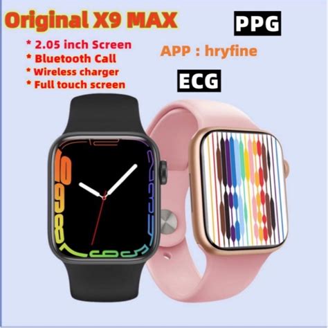 Relogio inteligente smartwatch X9 Max sucessor do X8 notificação na