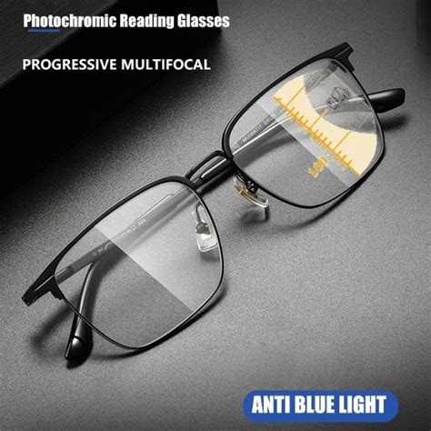 Gls In Men S Photochromic Reading Glasses Progressive Multifocal