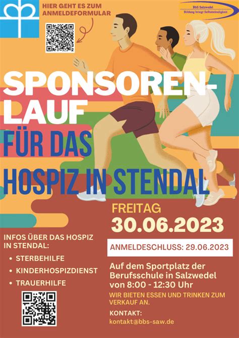 Flyer Sponsorenlauf Berufsbildende Schulen Altmarkkreis Salzwedel