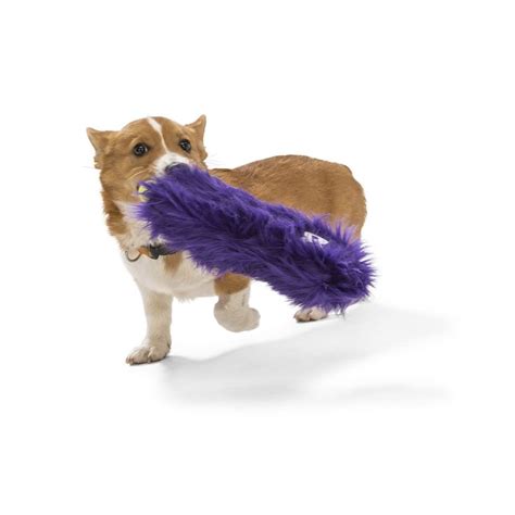 West Paw Rowdies Custer - Purple Fur | West paw, Plush dog toys, Dog toys