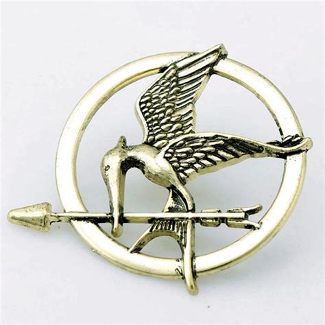 Katniss Hunger Games Mockingjay Pin - apple-sandwich