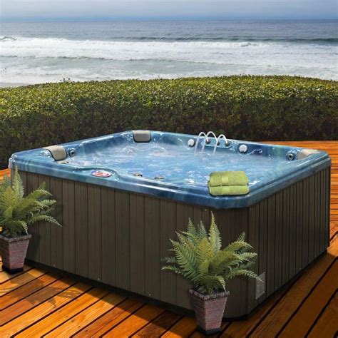 American Spas Person Jet Premium Acrylic Lounger Spa Hot Tub With