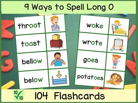 Flash Cards Explicit Phonics Long O Vowel Sound Word Families Teaching Resources