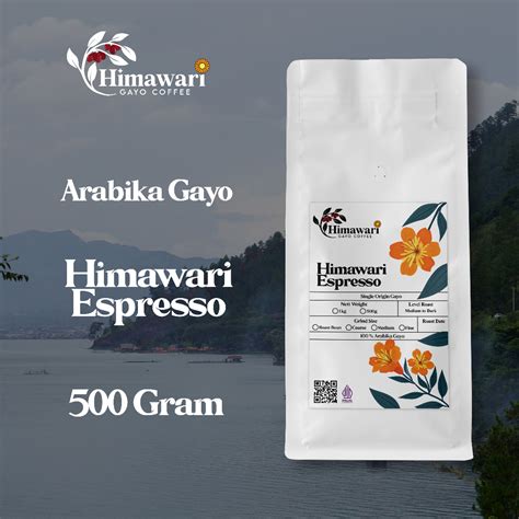 Jual Himawari Kopi Arabika Gayo Aceh Himawari Espresso Bubuk Dan Roast