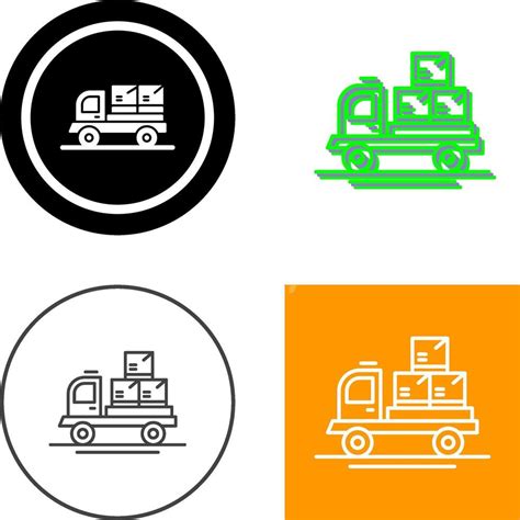 Delivery Truck Icon Design Vector Art At Vecteezy