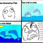 Cand Desenez In Paint Meme Rage Comics Romania