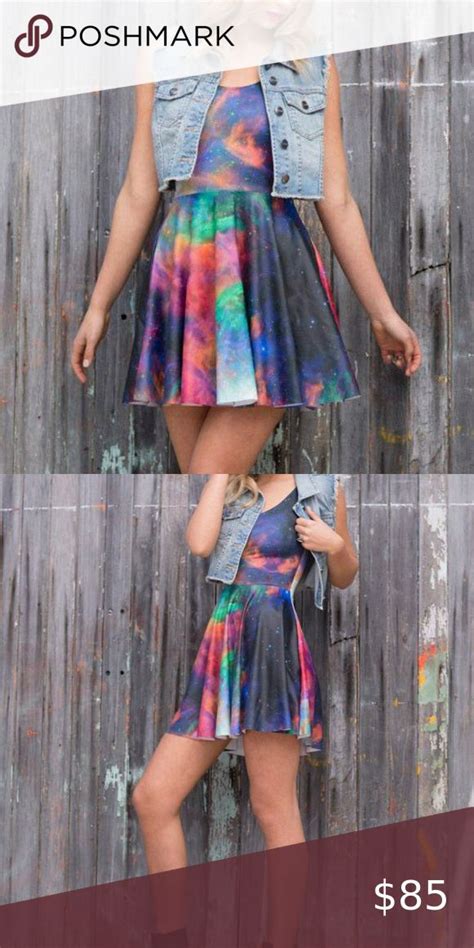 Blackmilk Galaxy Rainbow Scoop Skater Dress Game Of Thrones Dress