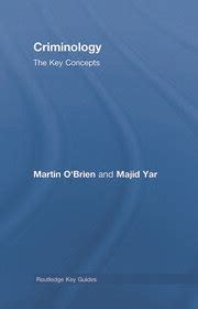 Criminology The Key Concepts 1st Edition Martin O Brien Majid Y