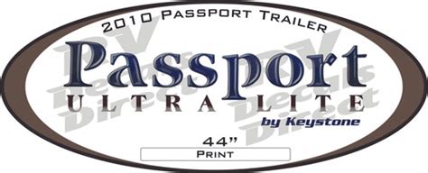 Passport Keystone Travel Trailer Replacement Rv Decals And Graphics