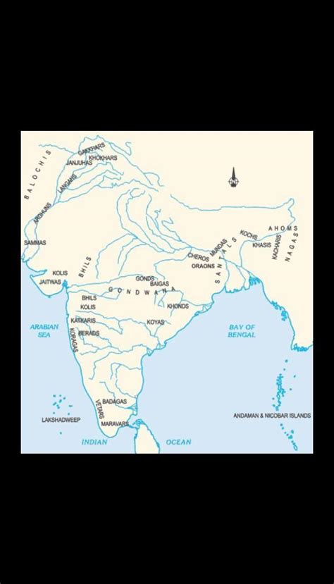 On An Outline Physical Map Of India Label And Locate Below Listed