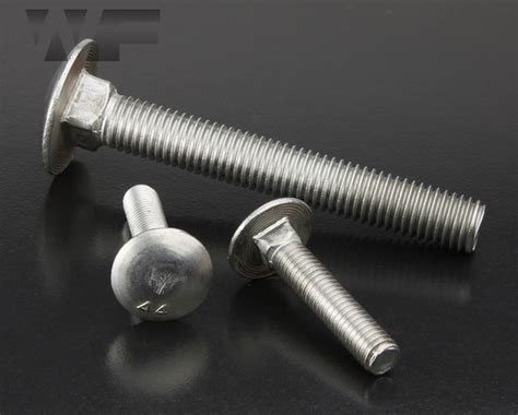 Carriage Bolts Din With Full Thread M In A Stainless Steel