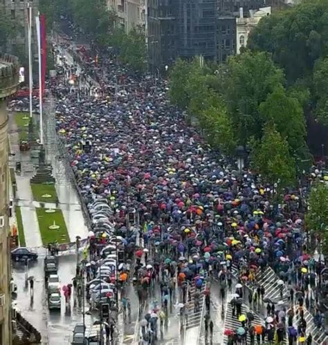 Počeo protest dijela opozicije "Srbija protiv nasilja" | BN