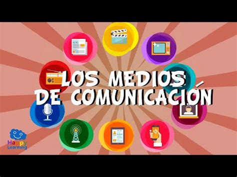 LOS MEDIOS DE COMUNICACIÓN Videos Educativos para Niños YouTube