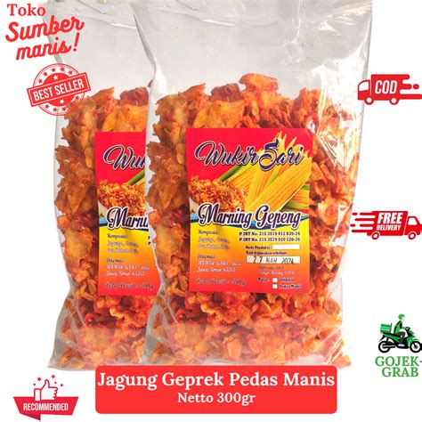 Marning Jagung Pedas 300gr Jagung Geprek Lazada Indonesia