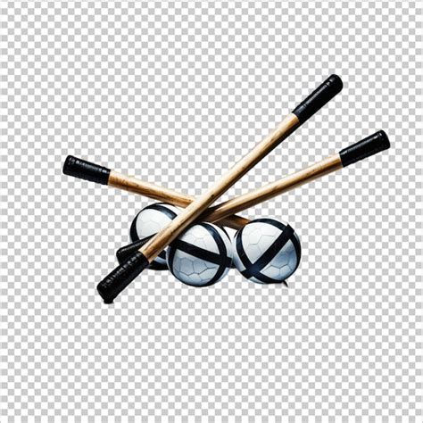 Premium PSD Crossed Hockey Sticks And Puck Png