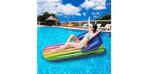 Lusvnex Rainbow Pool Float Lounger