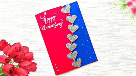 Beautiful Handmade Anniversary Card Idea DIY Greeting Cards For