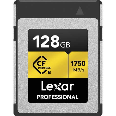 Lexar 128GB Professional CFexpress Type B Card LCXEXPR128G RNENG