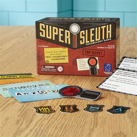 Educational Insights Super Sleuth Vocabulary Game, Board Games - Amazon ...