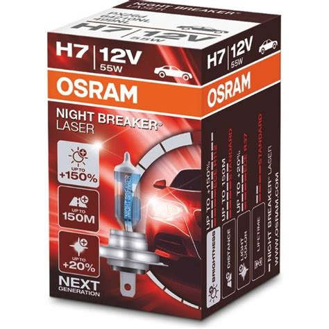 Sijalica H7 150 Osram Night Breaker Laser Lav Auto