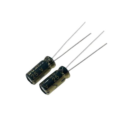 10PCS 25V 68uF 25Volt 68MFD 511mm Aluminum Electrolytic Capacitor