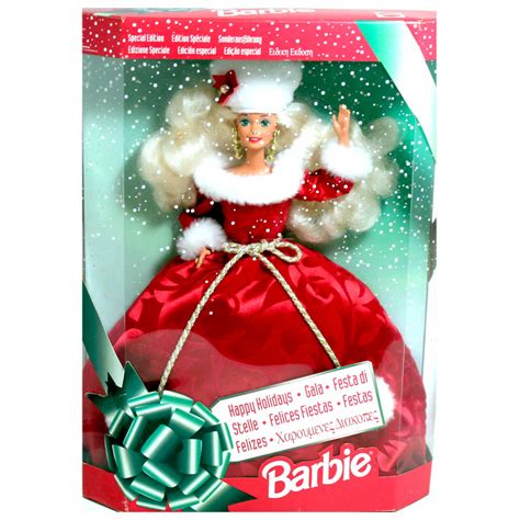 1994 Happy Holidays Barbie Doll European Version 12432 BarbiePedia