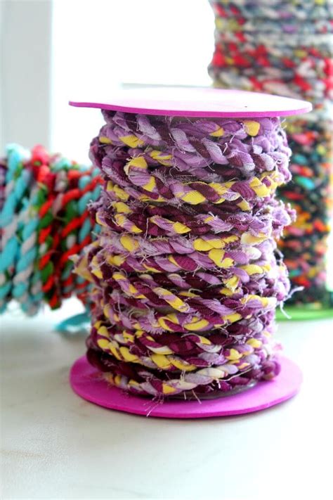 How To Make Fabric Twine From Scraps Easy Peasy Creative Ideas