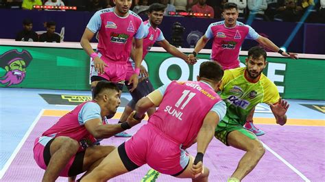 Pro Kabaddi Jaipur Pink Panthers Vs Dabang Delhi Live Streaming